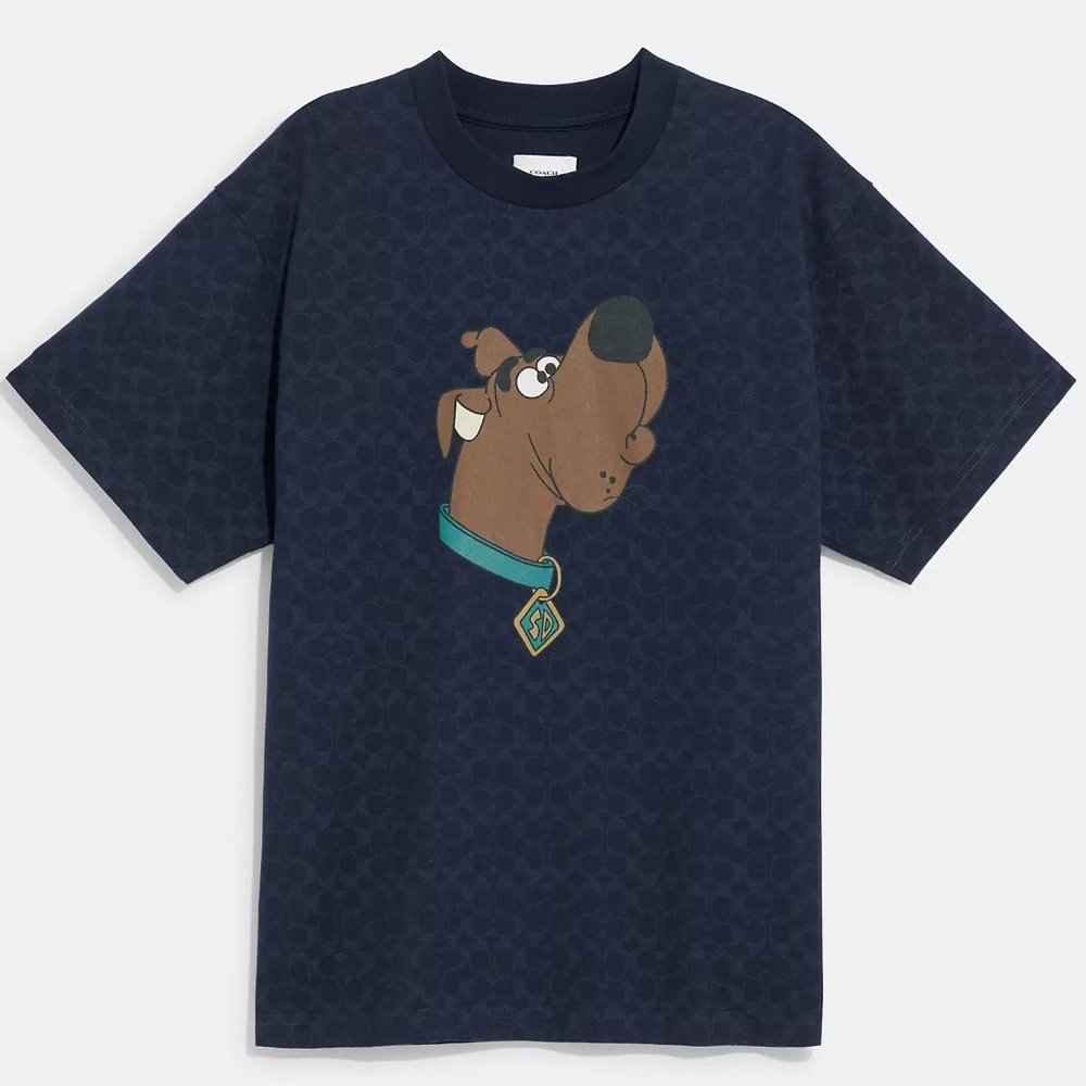 🐶 Coach | Scooby Doo! Signature T Shirt Navy